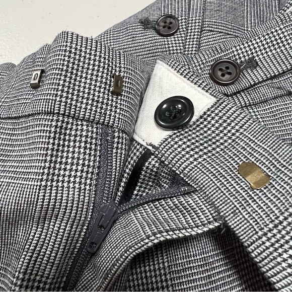 J. Crew Maddie Glen Houndstooth Plaid Wool Blend Pants - Picture 6 of 12